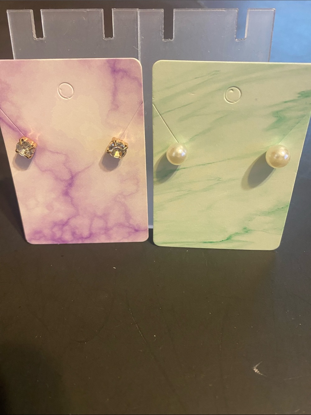 Classic Pearl Stud Earrings - White Pearl